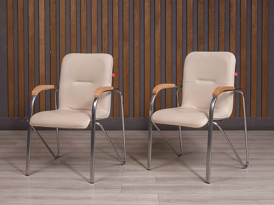 Конференц-кресло Samba Искусственная кожа Бежевый Россия