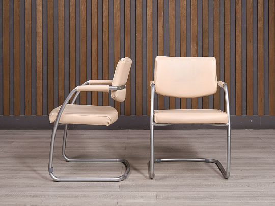 Конференц-кресло Искусственная кожа Бежевый Россия