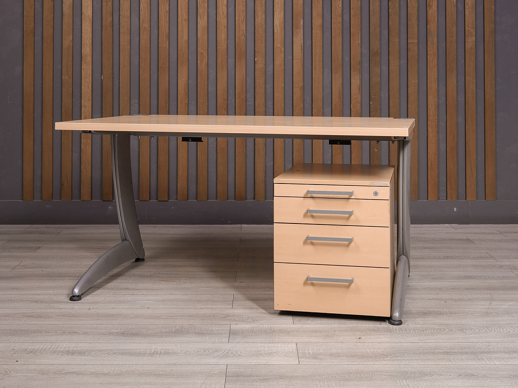 Стол с тумбой Steelcase ДСП Дуб США (21571-11085)