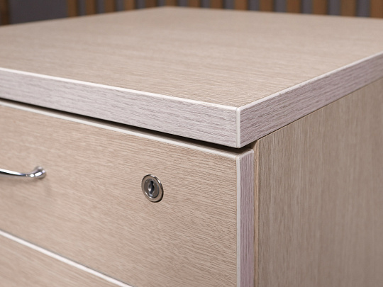 Тумба подкатная ДСП Ясень шимо Россия