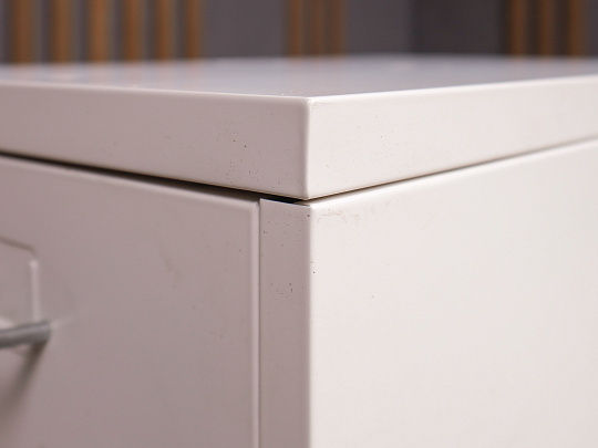 Тумба подкатная Металл Белый Россия