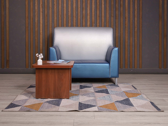 Диван Искусственная кожа Синий