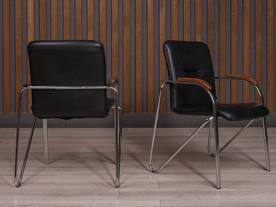 Конференц-кресло Самбо Искусственная кожа Чёрный Россия