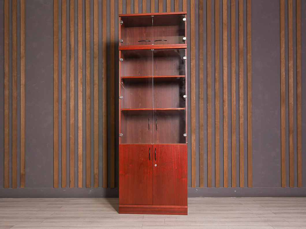 Шкаф для документов ДСП Махагон Россия (25158-10095)