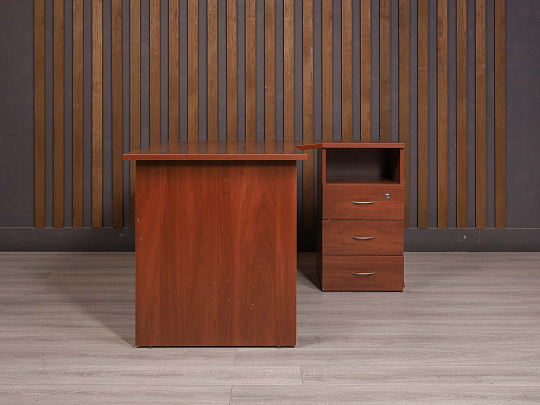 Стол с тумбой ДСП Вишня Россия