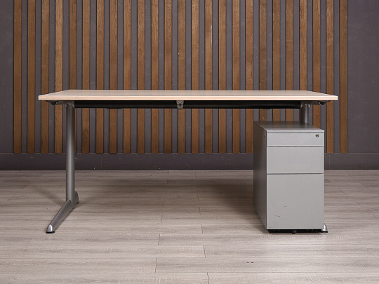 Стол с тумбой ДСП Дуб Импорт