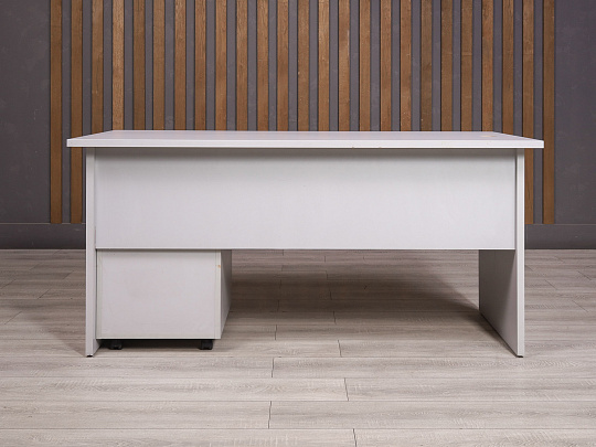 Стол с тумбой СП Мебель ДСП Серый Россия