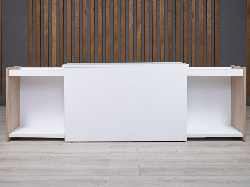 Тумба под оргтехнику ДСП Ясень шимо Россия (24374-12034)