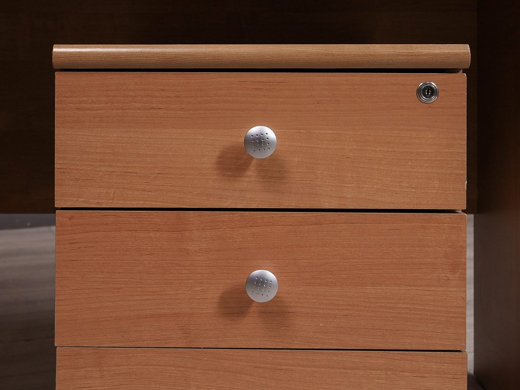 Стол с тумбой ДСП Орех Россия (2151-04125)