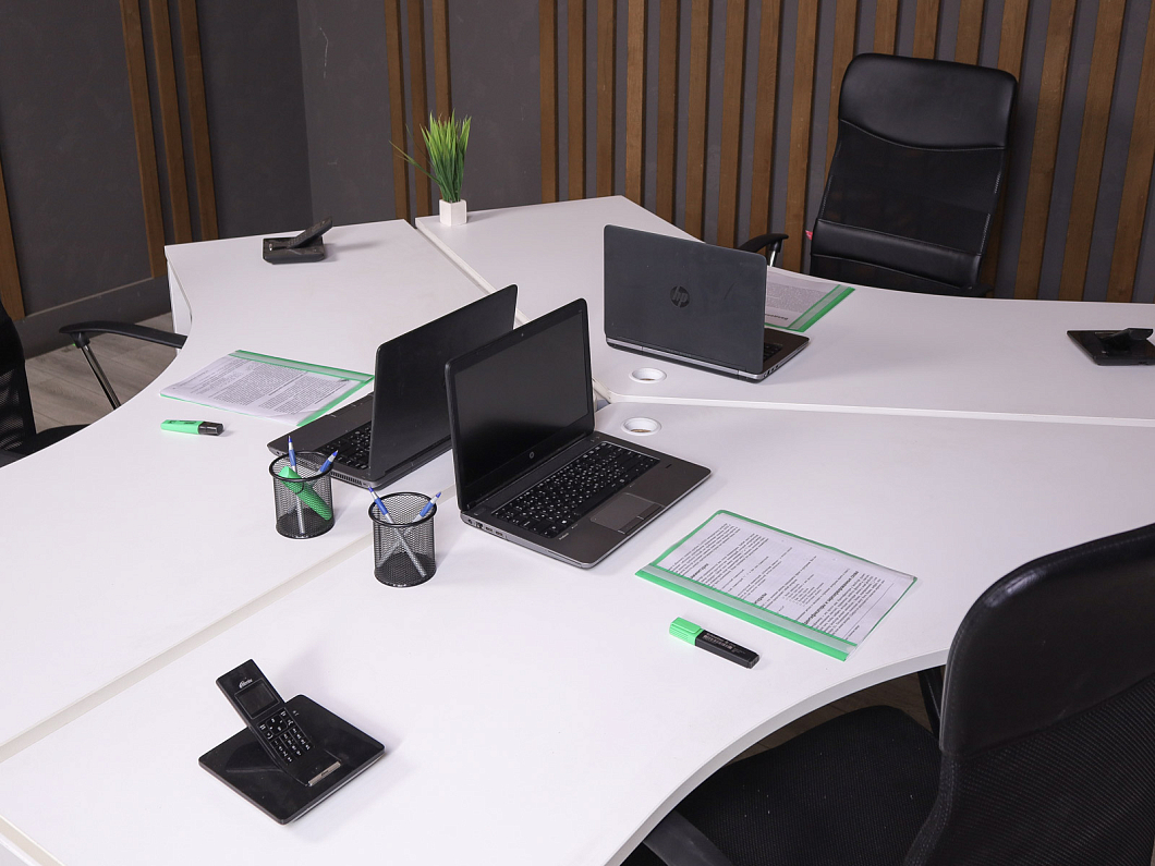 Комплект офисной мебели ДСП Белый Россия (22611-08115)