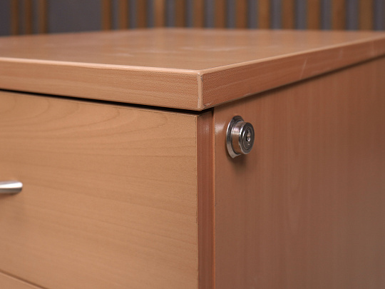 Тумба подкатная ДСП Бук Россия