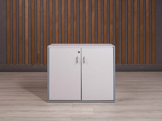 Тумба под оргтехнику ДСП Серый Россия