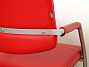 Конференц кресло на полозьях Искусственная кожа Красный Россия (3367-30111)