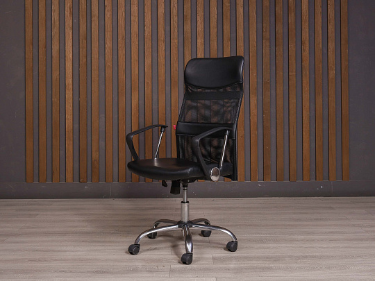 Офисное кресло ДЭФО Искусственная кожа Чёрный Россия