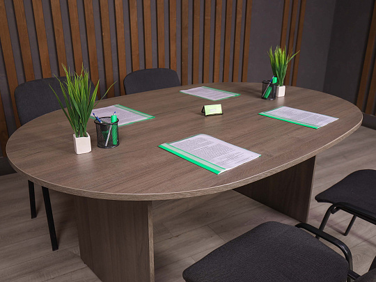 Стол для переговоров ДСП Ясень шимо Россия