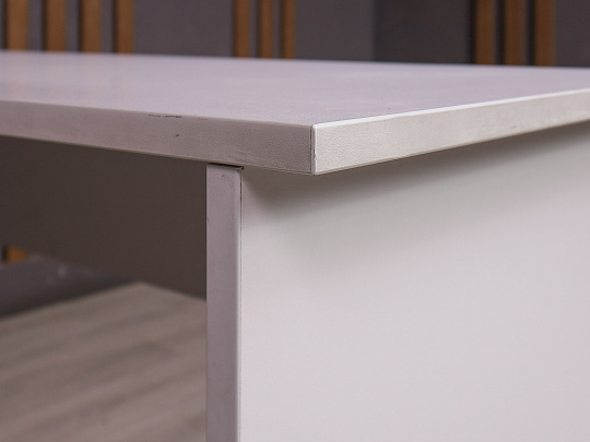 Стол с тумбой ДСП Серый Россия