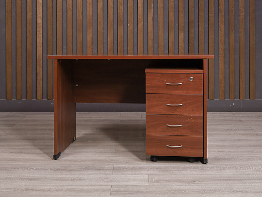 Стол с тумбой ДСП Вишня Россия