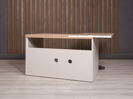 Стол угловой ДСП Ясень шимо Россия