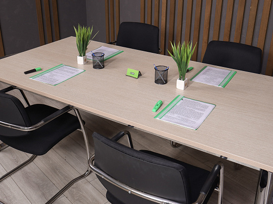 Стол для переговоров ДСП Ясень шимо Россия