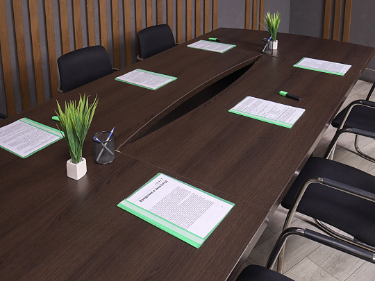 Стол для переговоров ДСП Венге Россия