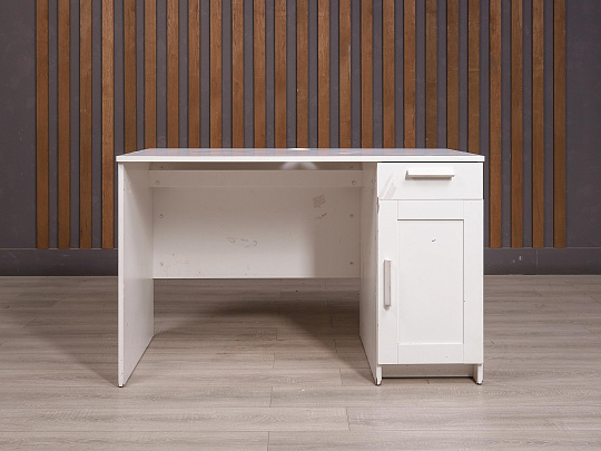 Стол с тумбой ДСП Белый Россия