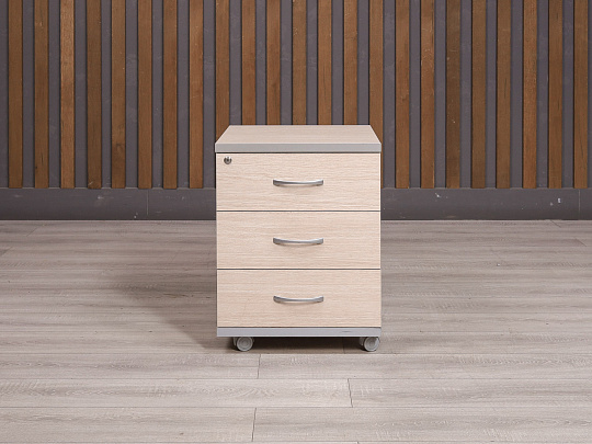 Тумба подкатная ДСП Ясень шимо Россия