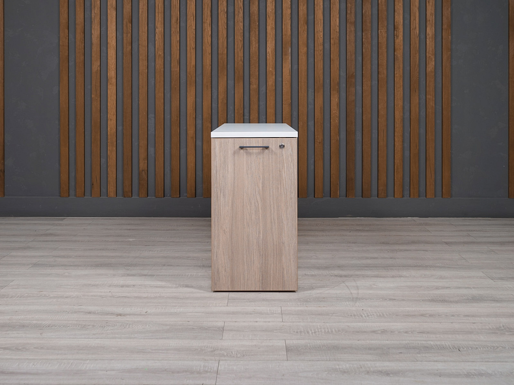 Тумба под оргтехнику ДСП Ясень шимо Россия (24374-12034)