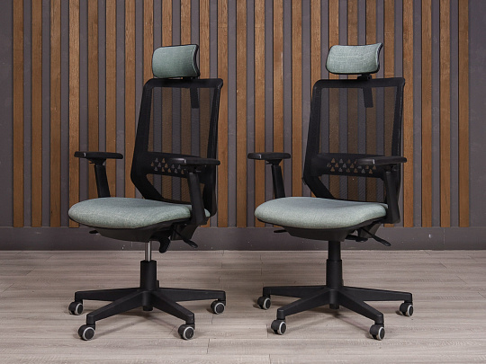 Офисное кресло Бюрократ EXPERT Ткань Зелёный Россия