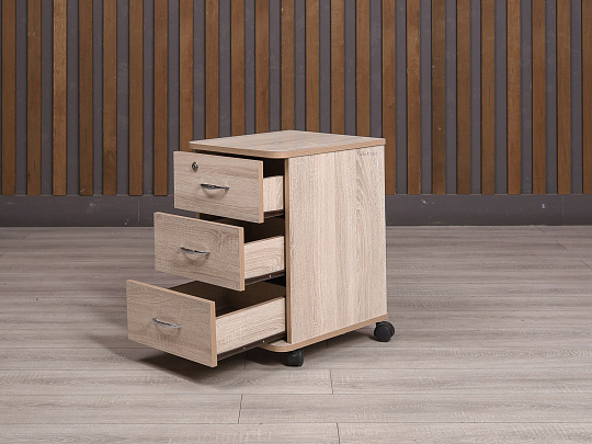 Тумба подкатная ДСП Ясень шимо Россия