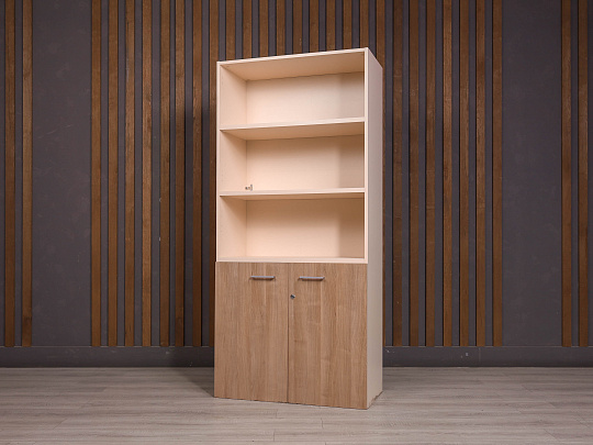 Шкаф для документов ДСП Ясень шимо Россия