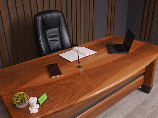 Стол руководителя МДФ Орех Россия