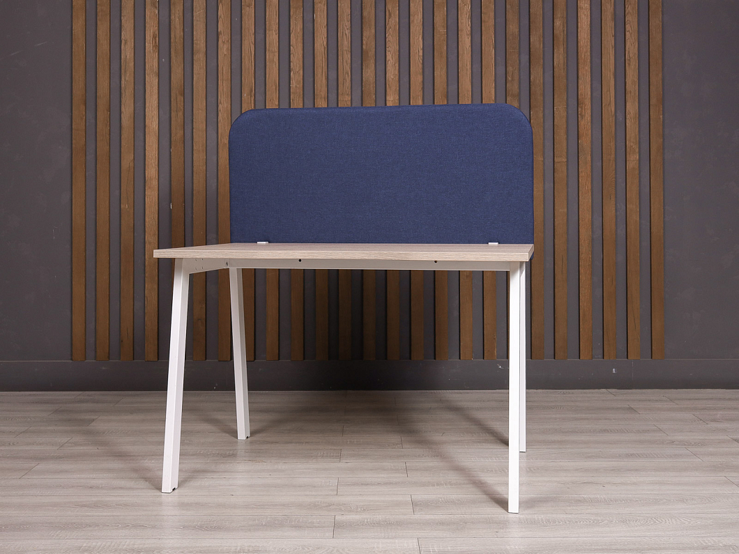 Настольный экран Перегородка Ткань Синий Россия (6268-20105)