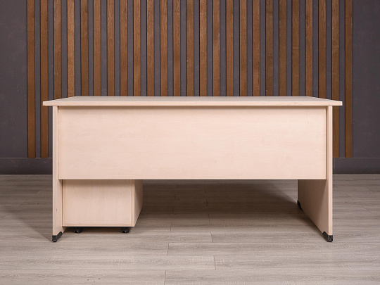 Стол с тумбой ДСП Дуб Россия