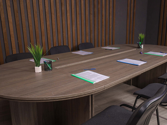 Стол для переговоров ДСП Ясень шимо Россия