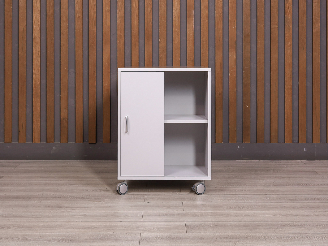 Тумба под оргтехнику ДСП Серый Россия (24351-11095)