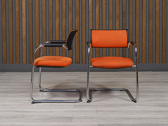 Конференц-кресло DAUPHIN Ткань Оранжевый Германия