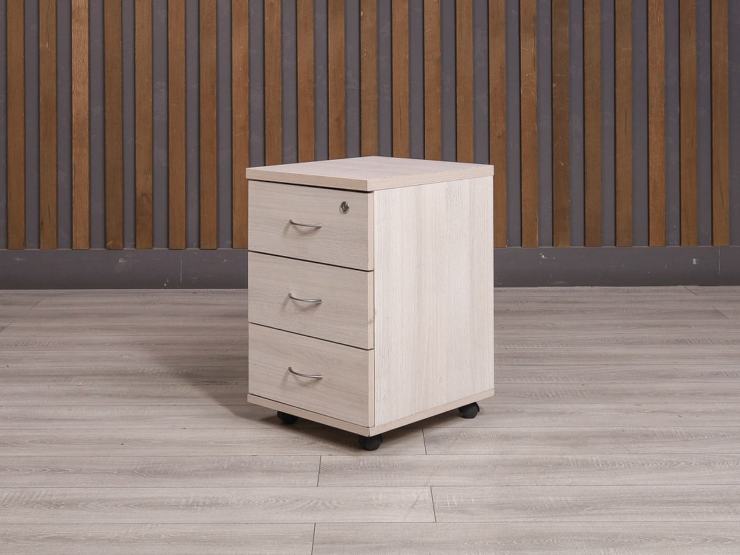 Тумба подкатная ДСП Ясень шимо Россия (241742-23105)