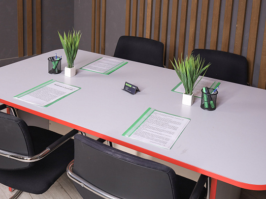 Стол для переговоров ДСП Серый Россия