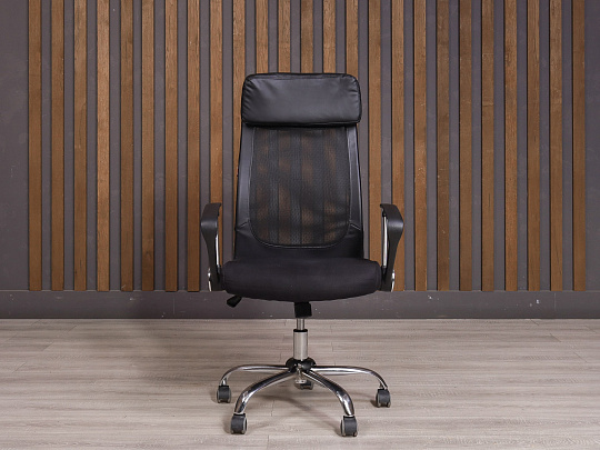 Офисное кресло Easy Chair Искусственная кожа Чёрный Россия