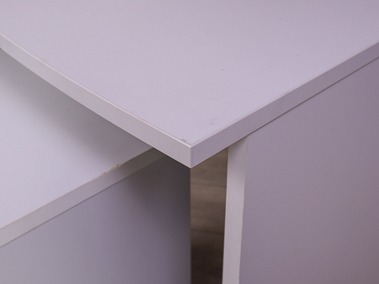 Стол с тумбой ДСП Серый Россия