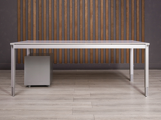 Стол с тумбой ALEA Металл Серый Италия