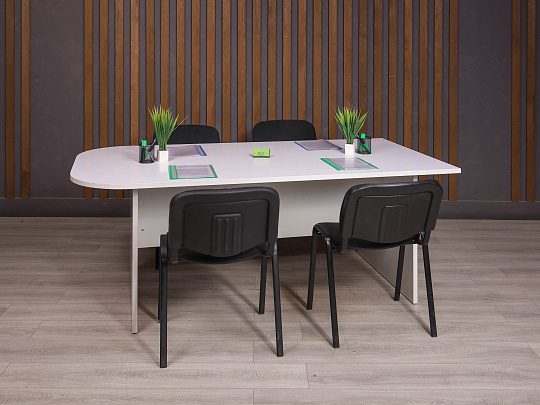 Стол для переговоров ДСП Белый Россия