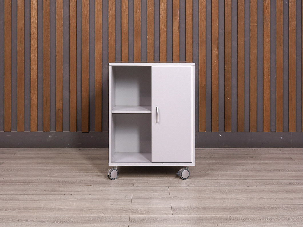 Тумба под оргтехнику ДСП Серый Россия (24351-11095)