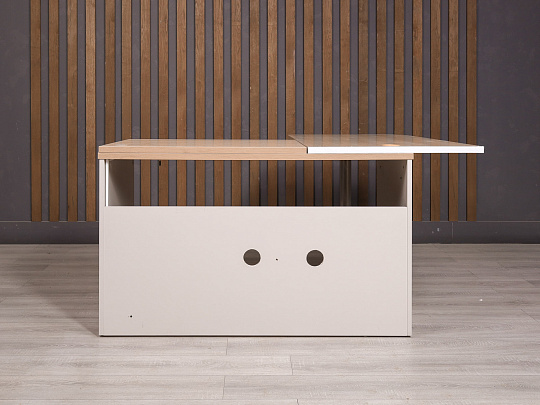 Стол угловой ДСП Ясень шимо Россия