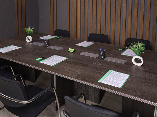 Стол для переговоров ДСП Ясень шимо Россия