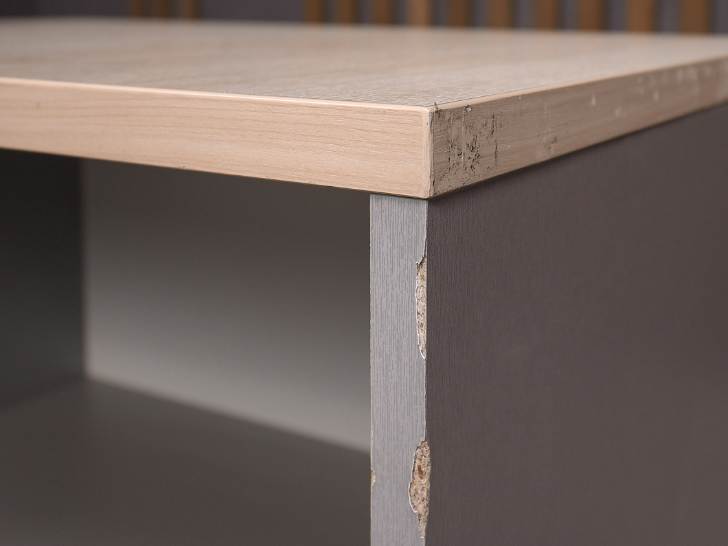 Тумба под оргтехнику ДСП Дуб Россия (243562-08045)