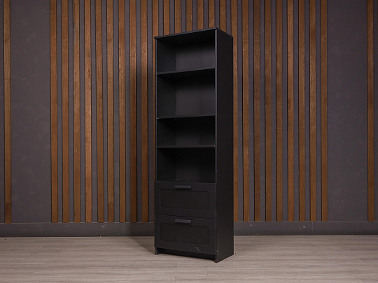 Шкаф для документов ДСП Чёрный Россия