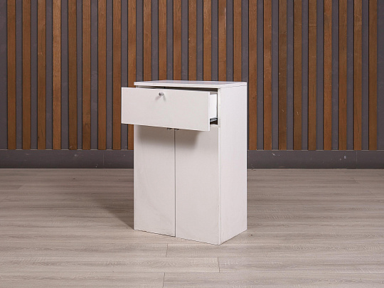 Тумба под оргтехнику ДСП Белый Россия