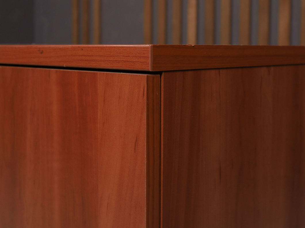 Тумба под оргтехнику ДСП Вишня Россия (24355-11036)