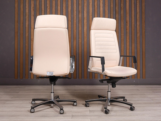 Кресло руководителя Forsit by LAS Neo Кожа Бежевый Италия